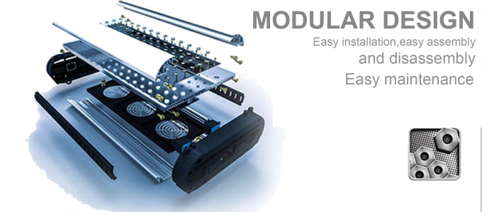 die geführte Modularbauweise wachsen Lichter